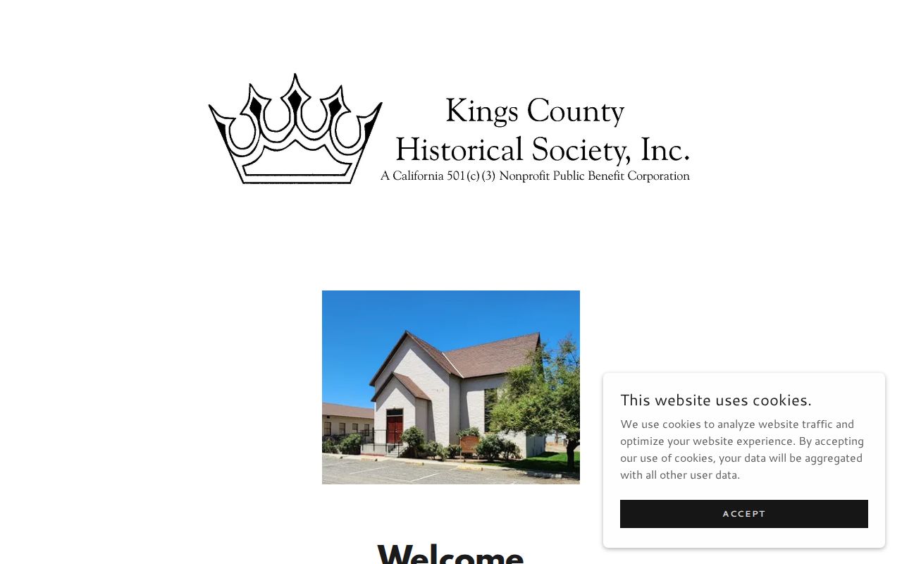 Corcoran city directory historical source showing the Kings County Historical Society
